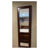 Full Length Beveled Wall Mirror
