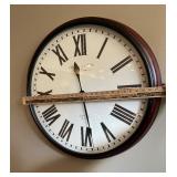 Large Wall Clock by Sterling and Noble
