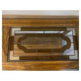 Stained Glass Top Sofa Table and Decor