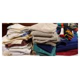 Lot of Beach and Bath Towels and Rugs