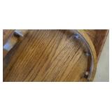 Oak Bar Cart