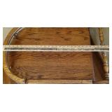 Oak Bar Cart