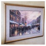 Thomas Kinkade Boulevard Lights Paris with Certificate of Authenticity 627/2850