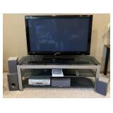 50" Samsung Television Flatscree with Pioneer DVD/Surround Sound/Speaker and TV Stand 7 PC