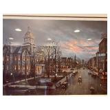 Jesse Barnes Framed, Signed and Numbered Print "Election Day" 452/2800