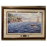 Split Rock Lighthouse Ken Zylla Signed and Numbered Framed Art