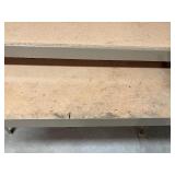 3 of 3 Metal Workbench with Pegboard