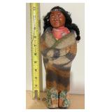 Vintage Skookum Native American Doll