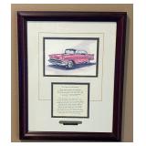 1957 Chevy Bel Aire Coupe Framed Print
