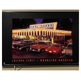 "Steak and Shake" LED Lighted Art by Lucinda Lewis