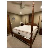 King Size Four Poster Headboard, Footboard Bed Frame