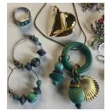 Large Lot of Costume Jewelry Nautical and Beach Theme