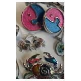 Large Lot of Costume Jewelry Nautical and Beach Theme
