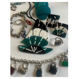 Large Lot of Costume Jewelry Nautical and Beach Theme