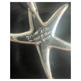 Tiffany & Co. Sterling Silver Starfish Charm Pendant