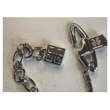 Vintage Givenchy Silver Rhinestone Drop Necklace and Earring Set and Whiting Davis Mesh Choker Lot