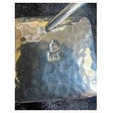 Sterling Silver Chain made in Italy, Sterling Slides (4) and Sterling Earrings Marked 925