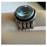 Sterling Silver 925 Cuff Bracelet and Rings
