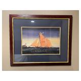 Framed and Matted Print -  "The Brixham Trawler"