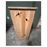 Wooden Six-Drawer Rolling Cabinet
