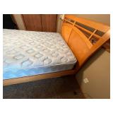 Queen Size Mattress and Box Spring with Wooden Frame