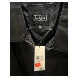 Haggar Black Leather Jacket - Size XXL