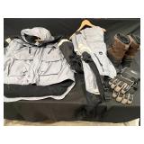 Clam IceArmor Ice Fishing Gear Lot: Jacket, Bib, Boots, and Gloves