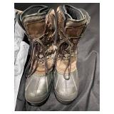 Clam IceArmor Ice Fishing Gear Lot: Jacket, Bib, Boots, and Gloves
