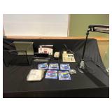 Lot of Office Supplies Including Texas Instruments TI-5130 Calculator and Desk Lamp