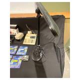 Lot of Office Supplies Including Texas Instruments TI-5130 Calculator and Desk Lamp