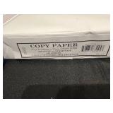 Assorted Office Supplies Lot: Copy Paper, Binder Page Refills, Hanging Folders