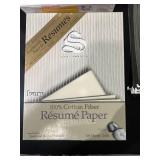 Assorted Office Supplies Lot: Copy Paper, Binder Page Refills, Hanging Folders