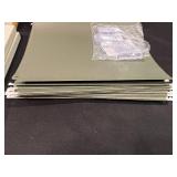 Assorted Office Supplies Lot: Copy Paper, Binder Page Refills, Hanging Folders