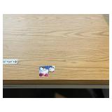 Sturdy Wooden Work Table with Metal Frame - 30" x 60" x 30"
