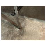 Sturdy Wooden Work Table with Metal Frame - 30" x 60" x 30"