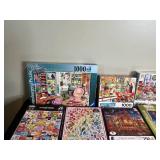 Lot of Assorted Jigsaw Puzzles - 500 to 1000 Pieces