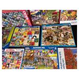 Lot of Assorted Jigsaw Puzzles - 500 to 1000 Pieces