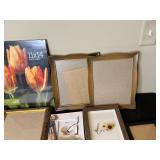 Assorted Picture Frames and Home Decor Wall Art Lot