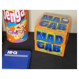 Board Game and Puzzle Lot including Battleship, Jenga, Mad Gab, and More