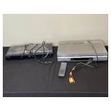 Sony DVD/VHS Player Combo with Remote and Sony Blu-Ray Player