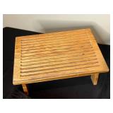 Lot of Storage Drawers, Wooden Under Desk Foot Rest, and Snow Brush with Ice Scraper