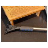 Lot of Storage Drawers, Wooden Under Desk Foot Rest, and Snow Brush with Ice Scraper