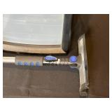 Lot of Storage Drawers, Wooden Under Desk Foot Rest, and Snow Brush with Ice Scraper