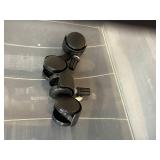 Lot of Storage Drawers, Wooden Under Desk Foot Rest, and Snow Brush with Ice Scraper