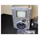 Memorex Karaoke Machine with Microphones, Newtech Stereo, RCA Clock/Radio