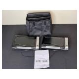 Audiovox 9" Twin DVD Player PVS72901 with Carrying Bag