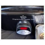 Rival 20 Quart Programmable Roaster Oven with Circulon Roasting Pans
