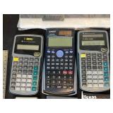 Mixed Office Supply Lot - Calculators, Magnifiers, CDs, and More