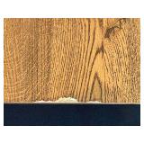 Set of 4 Folding Wood Grain TV Trays with Metal Legs