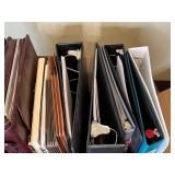 Assorted Office Binders and Clipboards in Box